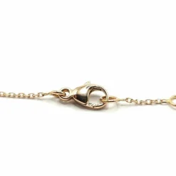 Bracelet or rose diamants signé Ely Bela