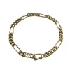 Bracelet Or Rose maille Figaro