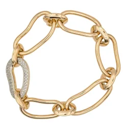 Bracelet Or rose, Or blanc Diamant