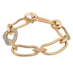 Bracelet Or rose, Or blanc Diamant