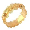Bracelet oriental filigrane or jaune