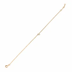 BRACELET OU DIAMANT ROSE 0,10ct