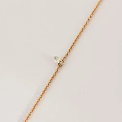 BRACELET OU DIAMANT ROSE 0,10ct