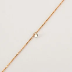 BRACELET OU DIAMANT ROSE 0,10ct