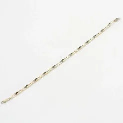Bracelet ou saphir blanc