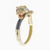 Bracelet Panthère Or Jaune Diamants et Onyx