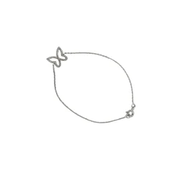 Bracelet papillon diamants