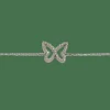 Bracelet papillon en Or blanc & diamants