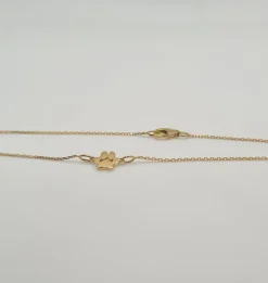 Bracelet patte de chien or jaune