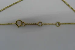 Bracelet pendentif coeur or jaune