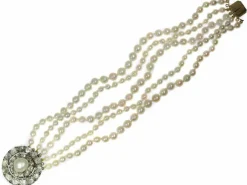 Bracelet perle, diamant