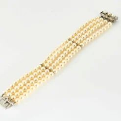 Bracelet perles 4 rangs