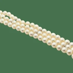Bracelet perles de culture - Or blanc et Diamants