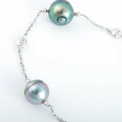 BRACELET PERLES DE TAHITI ET DIAMANTS