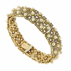 Bracelet perles émail