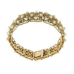Bracelet perles émail