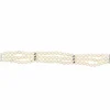 Bracelet Perles Or blanc Perle