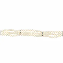 Bracelet Perles Or blanc Perle