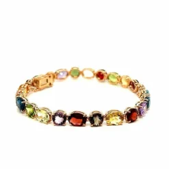 Bracelet pierres multicolores