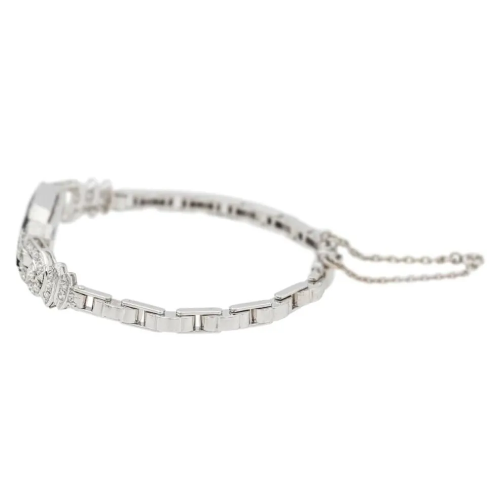 Bracelet Platine Onyx
