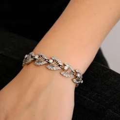 Bracelet Platine Or et Diamants