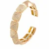 BRACELET "PYRAMIDE" OR ROSE ET BRILLANTS