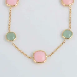 Bracelet Quartz rose et vert