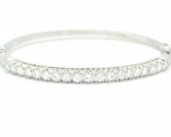 Bracelet rigide avec diamants