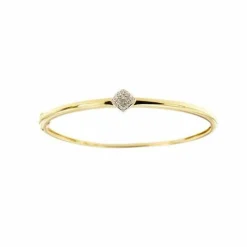 Bracelet rigide avec diamants