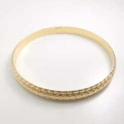 Bracelet rigide or jaune
