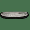 Bracelet rigide ouvrant en or blanc serti de 5,0 Cts de diamants
