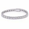 Bracelet RIVIERE en or blanc et diamants
