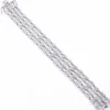 Bracelet rivière avec 4 rangs de diamants