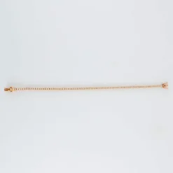 Bracelet Rivière de diamants or rose