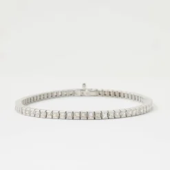 Bracelet rivière diamants