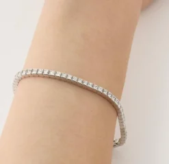 Bracelet rivière diamants