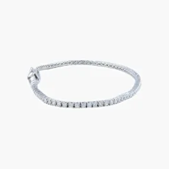 Bracelet rivière diamants 1.38ct
