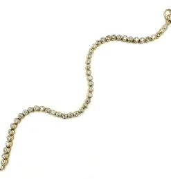 Bracelet Rivière Diamants Or Rose