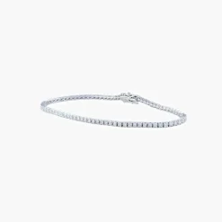 Bracelet rivière diamants 1.38ct