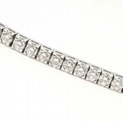 Bracelet Rivière en or blanc et diamants