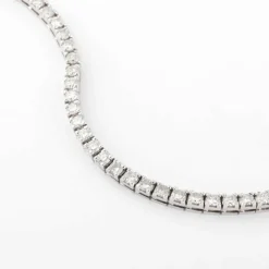 Bracelet Rivière en Or gris orné de diamant