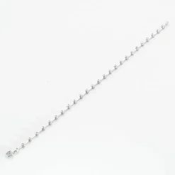 Bracelet rivière or blanc diamants