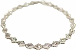 Bracelet Rivière Or blanc et diamants