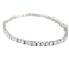 Bracelet Rivière Or Blanc Diamants 4cts