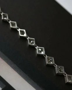 Bracelet Rivière Or blanc et diamants