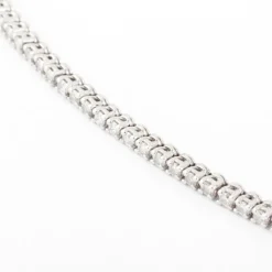 Bracelet rivière or gris en diamants