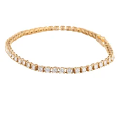 Bracelet Rivière Or jaune Diamants