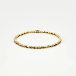 Bracelet Rivière Or Jaune & Diamants