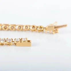 Bracelet Rivière Or jaune Diamants