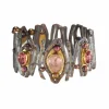 Bracelet Roseaux d'automne - Martin Spreng titane et tourmalines